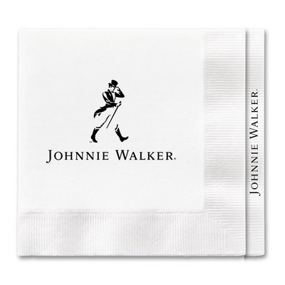 3-Ply White Beverage Promo Napkin, FSC Certified - High Line
