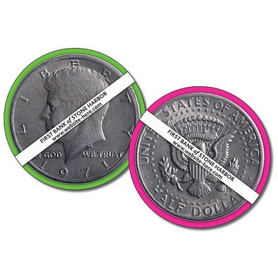 Laminated Card - 3.25" Diameter Circle - 14 pt.