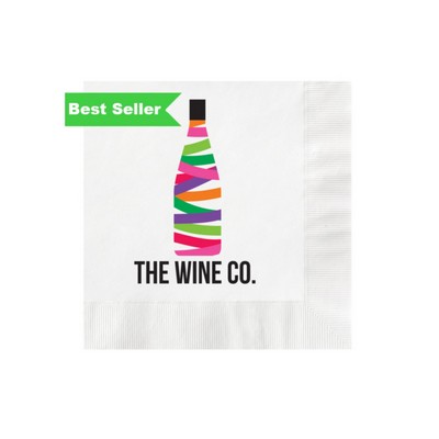 Full Color Beverage Napkin-Coined
